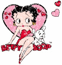 betty boop en hiver